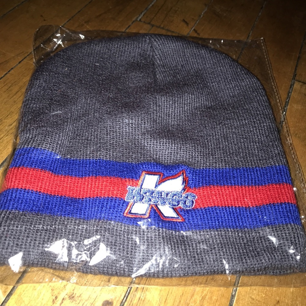 Kalamazoo Wings Winter Hat New Gray‎